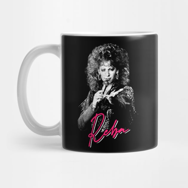 Reba // Vintage-Style 80s Fan Design by DankFutura